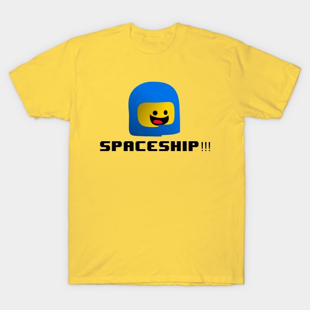 SPACESHIP! T-Shirt by Randomart